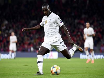 Le défenseur français Benjamin Mendy pendant la rencontre de qualifications à l'Euro-2020 entre l'Albanie et la France le 17 novembre 2019 à Tirana - FRANCK FIFE [AFP/Archives]