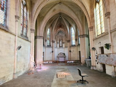 Sur place, la magnifique église a notamment servi à accueillir des scènes ouvertes pour les artistes de Rouen.