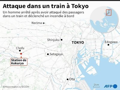 Japon : attaque dans un train à Tokyo - Jonathan WALTER [AFP]