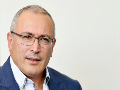 L'homme d'affaires russe Mikhaïl Khodorkovski, le 31 août 2019 à Venise - Alberto PIZZOLI [AFP/Archives]