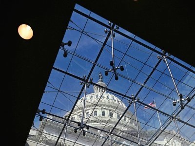 Le dome du Congrès américain, à Washington, le 14 octobre 2021 - MANDEL NGAN [AFP]