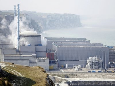 Le site nucléaire de Penly, en Seine-Maritime, le 6 avril 2012 - CHARLY TRIBALLEAU [AFP/Archives]