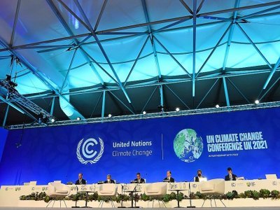 Séance plénière de la COP26 à Glasgow, en Ecosse, le 12 novembre 2021 - Paul ELLIS [AFP]
