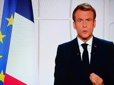 Allocution télévisée du président Emmanuel Macron le 9 novembre 2021 - Christophe ARCHAMBAULT [AFP/Archives]