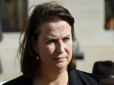 La Défenseure des droits Claire Hédon à Paris, le 15 octobre 2021 - Ludovic MARIN [POOL/AFP/Archives]