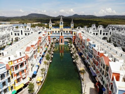 Le complexe de loisirs de Vinpearl, sur l'île vietnamienne de Phu Quoc, le 19 novembre 2021 - Nhac NGUYEN [AFP]
