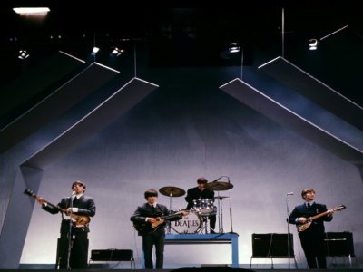 Les Beatles en concert à Londres, le 29 juillet 1965 - [C.PRESS/AFP/Archives]