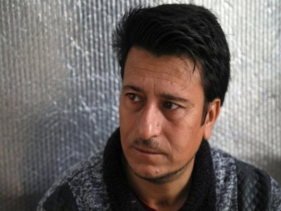 Hussein Alyas, un Yazidi irakien s'exprime lors d'un entretien avec l'AFP dans un camp de déplacés  à Sharya à quelque 15 kilomètres de la ville de Dohouk, dans le nord de l'Irak, le 20 novembre 2021 - Safin HAMED [AFP]