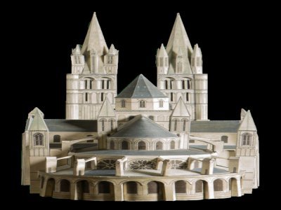 Avant de réaliser la maquette en version papier, Etienne Dumortier a réalisé un projet en 3D.