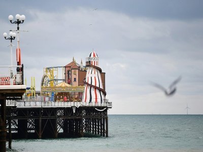 Le Pier de Brighton, le 6 décembre 2021 au Royaume-Uni - Daniel LEAL [AFP]