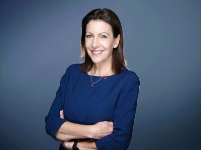 La candidate PS à l'élection présidentielle et maire de Paris Anne Hidalgo à Paris, le 1er février 2022 - JOEL SAGET [AFP/Archives]