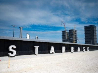 La base spatiale Starbase de SpaceX, le 10 février 2022 près de Boca Chica, dans le sud du Texas - JIM WATSON [AFP]