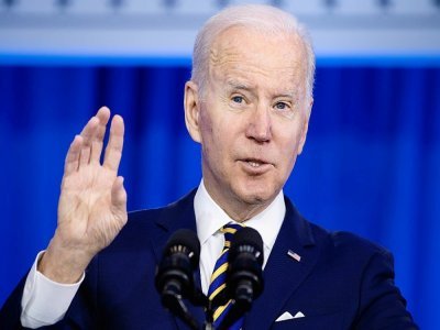 Le président américain Joe Biden à Culpeper, en Virginie, le 10 février 2022 - Brendan Smialowski [AFP]