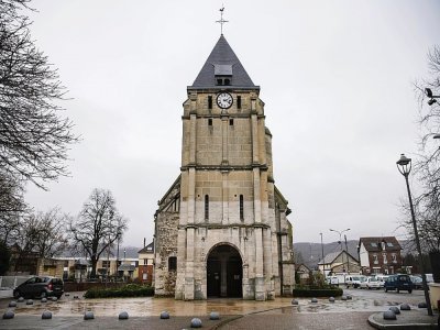 L'église de Saint-Etienne-du-Rouvray, le 10 février 2022 - Sameer Al-DOUMY [AFP]