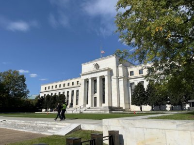 Le bâtiment de la Fed à Washington le 22 octobre 2021 - Daniel SLIM [AFP]