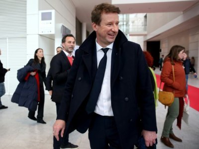 Le candidat EELV à la présidentielle Yannick Jadot, le 11 mars 2022 à Bordeaux - ROMAIN PERROCHEAU [AFP]