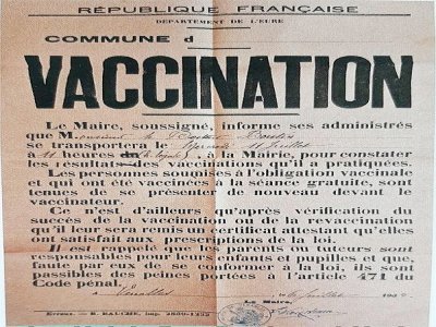 Affiche sur la campagne de vaccination des enfants de Venables en 1934. - (©Arch, Venables, 27676_514)