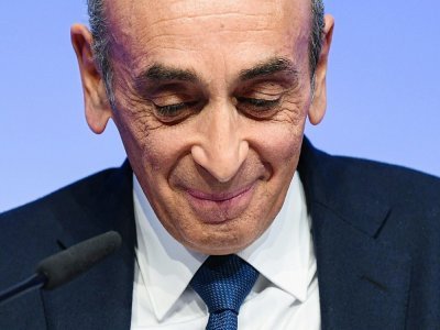 Eric Zemmour à Paris le 10 avril 2022 - bERTRAND GUAY [AFP]