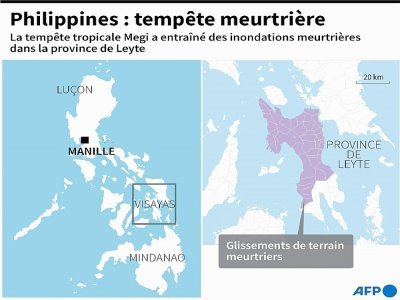 Tempête tropicale aux Philippines - Sylvie HUSSON [AFP]