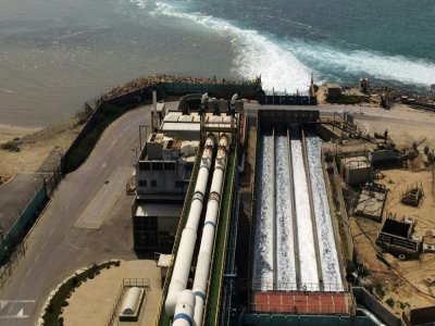Israël a investi massivement ces dernières années dans des technologies de désalinisation de l'eau de mer - JACK GUEZ [AFP]
