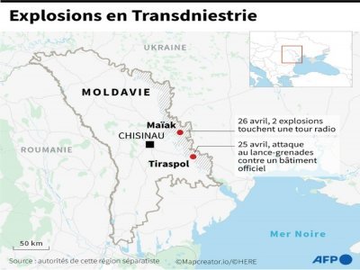 Explosions en Transdniestrie - Sylvie HUSSON [AFP]