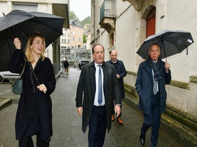 François Hollande, ancien président de la République, le 24 avril 2022 - PASCAL LACHENAUD [AFP/Archives]