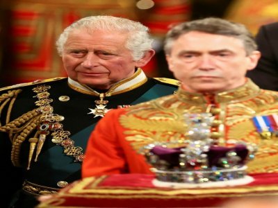 Le Prince Charles lors de la cérémonie du discours du trône le 10 mai 2022 à Londres - HANNAH MCKAY [POOL/AFP]