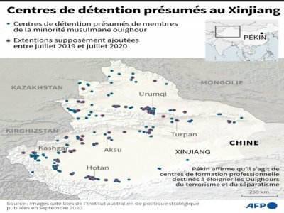 Centres de détention présumés au Xinjiang - Laurence CHU [AFP/Archives]