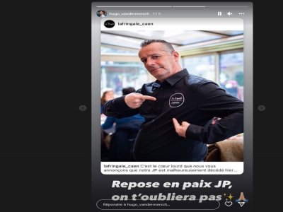 Le footballeur du SM Caen, Hugo Vandermersch a témoigné son soutien et sa tristesse sur son compte Instagram à la suite du décès de Jean-Philippe Autain. 
