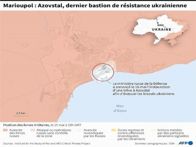 Marioupol : Azovstal, dernier bastion de résistance ukrainienne - [AFP]