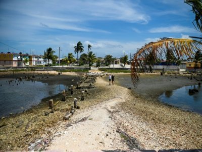 Vue du village de Isabela de Sagua, connu comme la Venise de Cuba, le 27 avril 2022 - YAMIL LAGE [AFP]