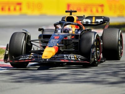 Max Verstappen lors du GP du Canada, le 19 juin 2022 à Montréal - Geoff Robins [AFP]