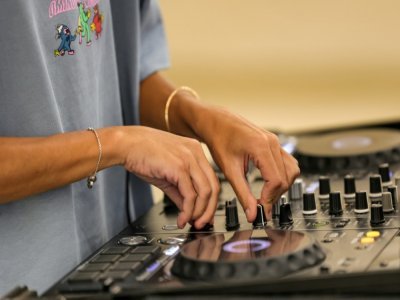 Leen Naïf, DJ saoudienne de 26 ans, à Jeddah, le 26 mai 2022 - Fayez Nureldine [AFP]