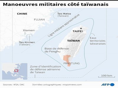 Manoeuvres militaires à Taïwan - Sophie STUBER [AFP]