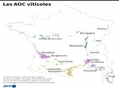 Les AOC viticoles - Cléa PÉCULIER [AFP]