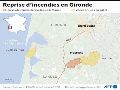 Reprise d'incendies en Gironde - Cléa PÉCULIER [AFP]
