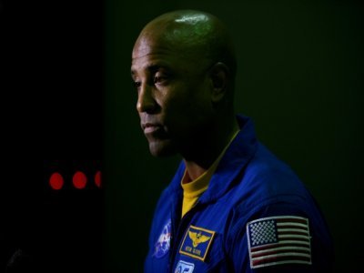 L'astronaute de la Nasa Victor Glover au centre spatial Johnson, le 5 août 2022 à Houston, au Texas - Mark Felix [AFP]