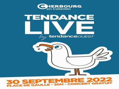 Le visuel 2022 du Tendance Live à Cherbourg-en-Cotentin met à l'honneur le goéland.