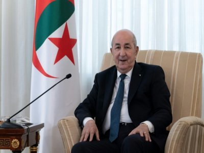 Le président algérien Abdelmadjid Tebboune, le 30 mars 2022, à Alger - Jacquelyn Martin [POOL/AFP/Archives]