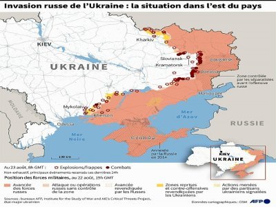 Invasion russe de l'Ukraine : la situation dans l'est du pays - [AFP]