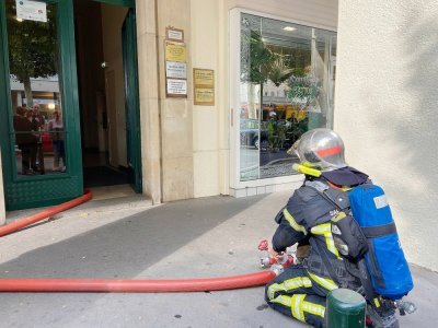 Les pompiers ont dû couper le gaz dans l'immeuble.