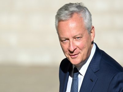 Le ministre de l'Economie Bruno Le Maire à la sortie de l'Elysée, le 24 août 2022 à Paris - Bertrand GUAY [AFP]