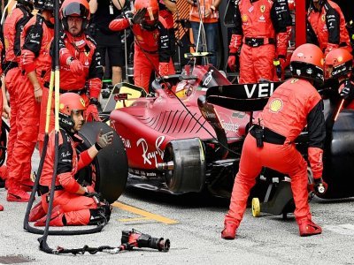 Le pilote de Ferrari Carlos Sainz durant le Grand Prix des Pays-Bas, le 4 septembre 2022 - CHRISTIAN BRUNA [POOL/AFP]