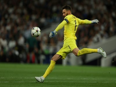 Le gardien français de Tottenham Hugo Lloris contre Marseille, le 7 septembre 2022 à Londres - Adrian DENNIS [AFP]