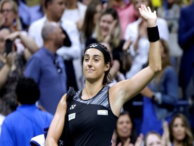 La Française Caroline Garcia après avoir perdu la demi-finale de l'US Open face à la Tunisienne Ons Jabeur, le 8 septembre 2022 à New York - KENA BETANCUR [AFP]