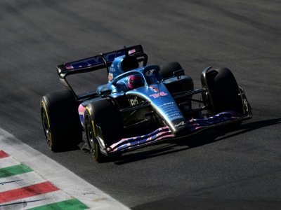 Le pilote espagnol Fernando Alonso lors du GP d'Italie à Monza, le 11 septembre 2022 - Miguel MEDINA [AFP]