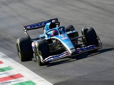 Le pilote espagnol Fernando Alonso lors du GP d'Italie à Monza, le 11 septembre 2022 - Miguel MEDINA [AFP]