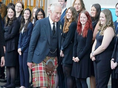 Le nouveau roi Charles III à Edimbourg, le 12 septembre 2022 - Andrew Milligan [POOL/AFP]
