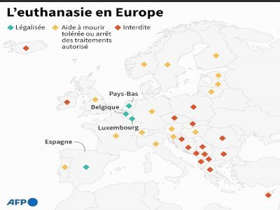 L'euthanasie en Europe - Bertille LAGORCE [AFP/Archives]