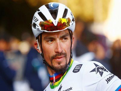 Le champion cycliste français Julian Alaphilippe lors de Tirreno Adriatico, en Italie, le 11 mars 2022 - Luca Bettini [AFP/Archives]